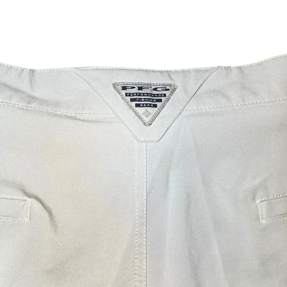 Columbia PFG Grander Marlin II Offshore Shorts Men 44 Gray FM4602 Omni-Shield